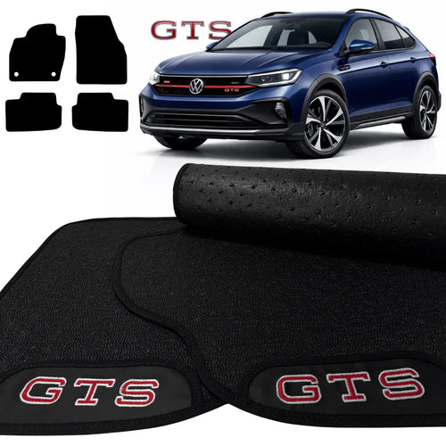 TAPETES BORRACHA PREMIUM NIVUS GTS 2020 A 2026 4 PEÇAS