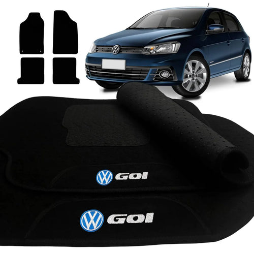 TAPETE CARPETE VOLKSWAGEN GOL G8 2018 A 2022 4 PEÇAS