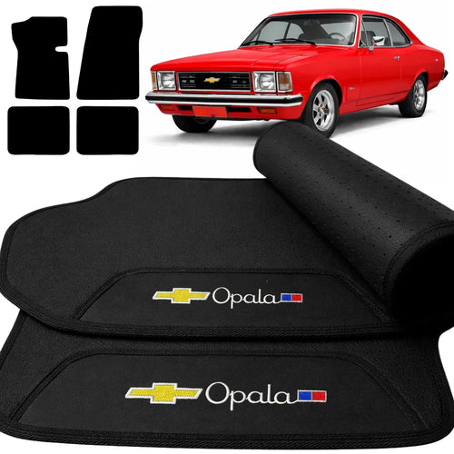 TAPETE BORRACHA PREMIUM OPALA 1980 A 1992 4 PEÇAS