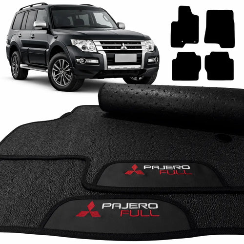 TAPETES BORRACHA PREMIUM PAJERO FULL 2000 A 2021 4 PEÇAS
