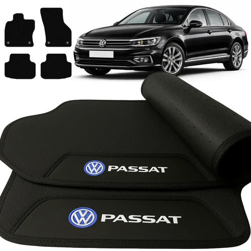 TAPETE BORRACHA PREMIUM PASSAT B8 2015 A 2024 4 PEÇAS