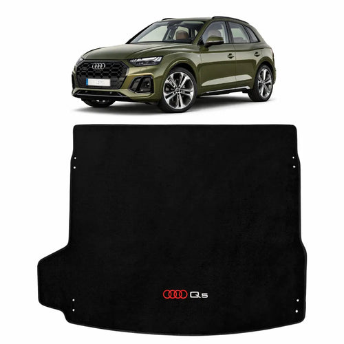 TAPETE PORTA MALAS CARPETE PRETO AUDI Q5 2018 A 2024