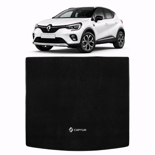 TAPETE PORTA-MALAS CARPETE PRETO CAPTUR 2017 A 2020