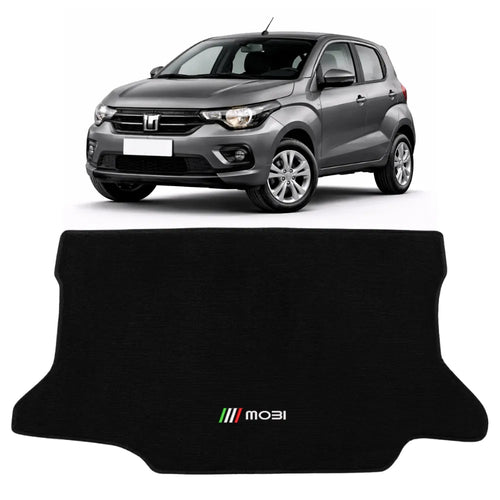 TAPETE PORTA-MALAS CARPETE PRETO FIAT MOBI 2016 A 2020
