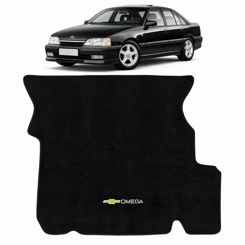 TAPETE PORTA MALAS CARPETE PRETO OMEGA 1992 A 1998
