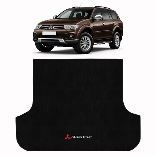 TAPETE PORTA-MALAS CARPETE PRETO PAJERO SPORT 2007 A 2016