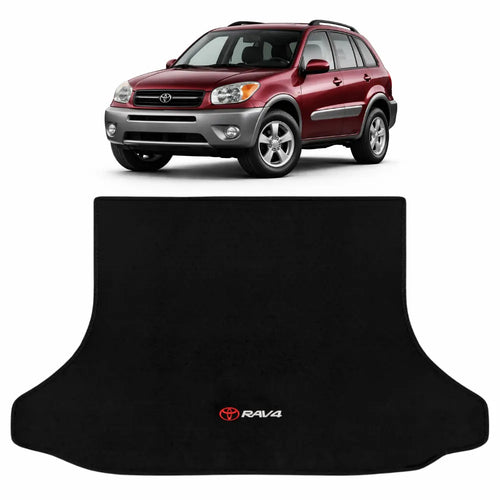 TAPETE PORTA MALAS CARPETE PRETO RAV4 2001 A 2005