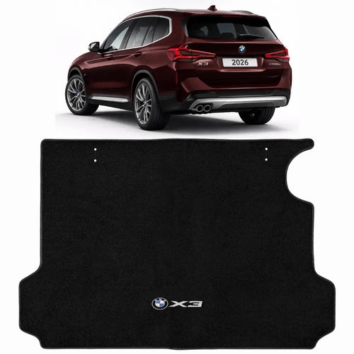 TAPETE PORTA-MALAS CARPETE PRETO BMW X3 HÍBRIDO 2025 A 2026