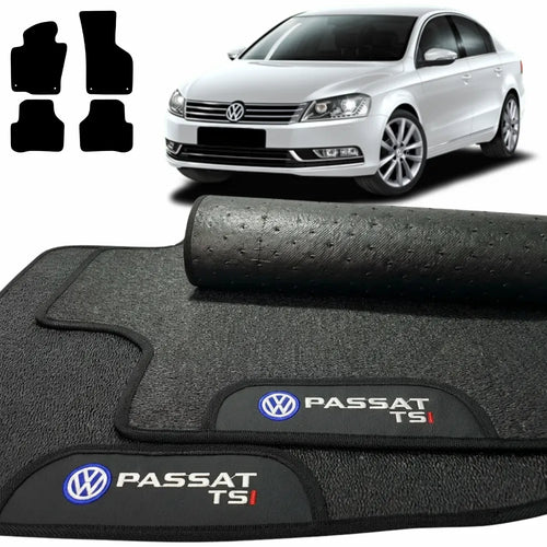 TAPETES BORRACHA PREMIUM PASSAT TSI 2011 A 2017 4 PEÇAS