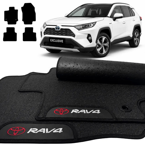 TAPETES BORRACHA PREMIUM TOYOTA RAV4 2019 A 2024 4 PEÇAS