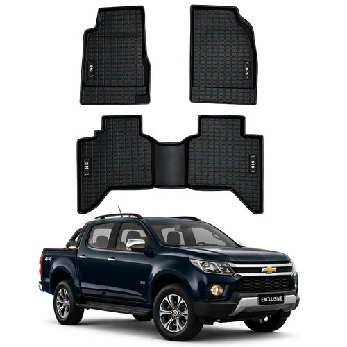 JOGO DE TAPETE BANDEJA PREMIUM S10 2012 A 2024 - COMPLETO
