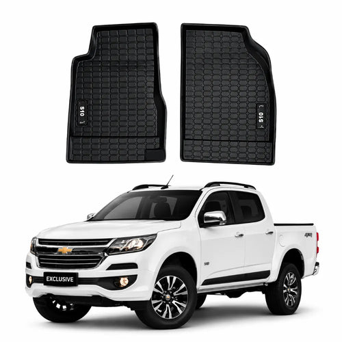 JOGO DE TAPETE BANDEJA PREMIUM S10 2012 A 2024 CABINE SIMPLES 2 PEÇAS