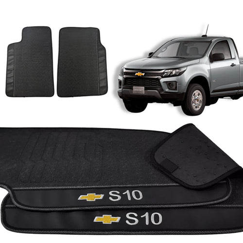 TAPETE BORRACHA PREMIUM S10 2012 A 2026 (2 PORTAS)