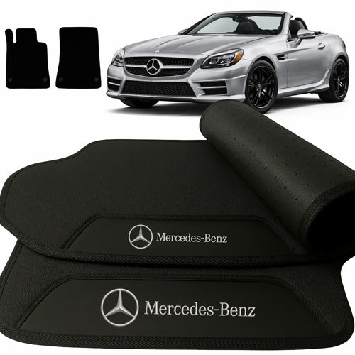 TAPETES BORRACHA PREMIUM MERCEDES SLK 250 2005 A 2012 2 PEÇAS