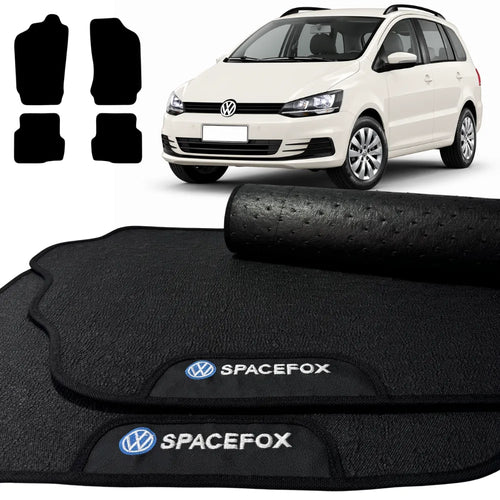 TAPETES BORRACHA PREMIUM SPACEFOX 2006 A 2018 4 PEÇAS