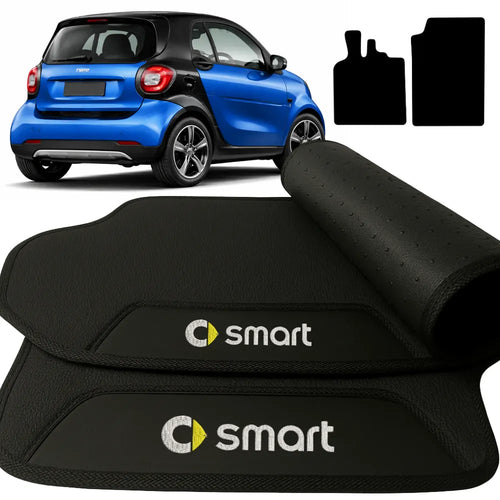TAPETES BORRACHA PREMIUM SMART FORTWO 2 PEÇAS
