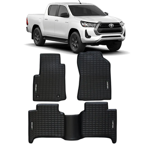 TAPETE TIPO BANDEJA PREMIUM HILUX 2025 JOGO COMPLETO