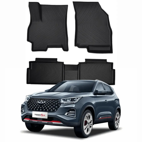 TAPETE BANDEJA TIGGO 5X PRO 2023 A 2026 PRETO 5 PEÇAS