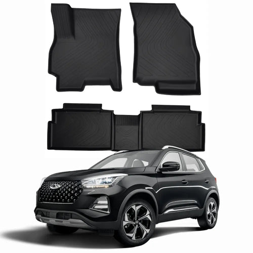 TAPETE BANDEJA TIGGO 5X SPORT 2023 A 2026 PRETO 5 PEÇAS