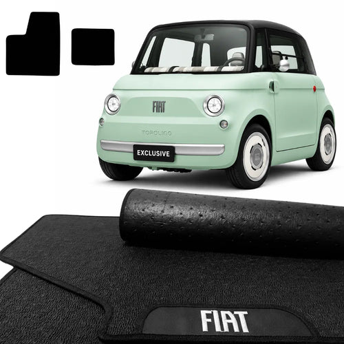 TAPETES BORRACHA PREMIUM FIAT TOPOLINO 2024 2 PEÇAS