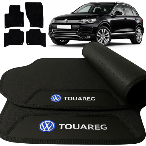 TAPETE BORRACHA PREMIUM TOUAREG 2005 A 2013 4 PEÇAS