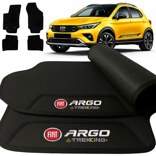 TAPETES BORRACHA PREMIUM ARGO TREKKING 2017 A 2022 4 PEÇAS