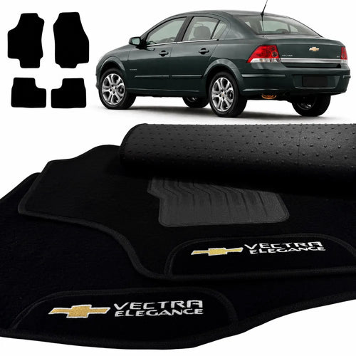 TAPETES CARPETE VECTRA ELEGANCE 2005 A 2011 4 PEÇAS
