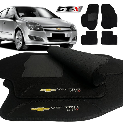 TAPETE CARPETE VECTRA GTX 2007 A 2011 5 PEÇAS