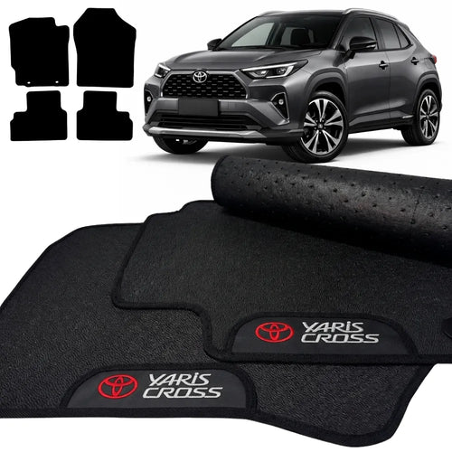 TAPETES BORRACHA PREMIUM YARIS CROSS 2026 4 PEÇAS