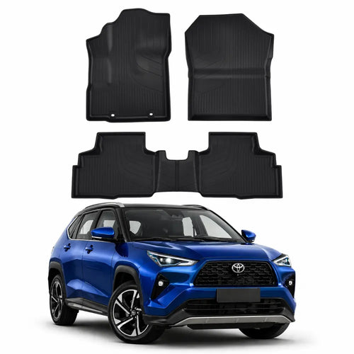 JOGO DE TAPETE BANDEJA PREMIUM YARIS CROSS HYBRID 2026 - COMPLETO