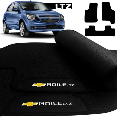 TAPETES BORRACHA PREMIUM AGILE LTZ 2009 A 2016 3 PEÇAS