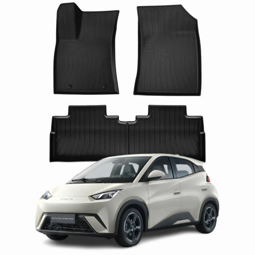 TAPETE BANDEJA BYD DOLPHIN MINI 2024 A 2026 PRETO 5 PEÇAS