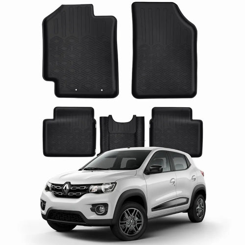 TAPETE BANDEJA KWID 2018 A 2026 5 PEÇAS